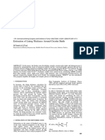 Estimation of Lining Thickness Shaft