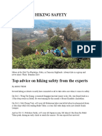 Hiking Safety