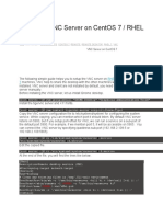 Configure VNC Server On CentOS 7