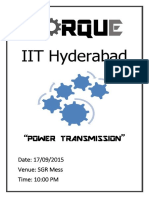 T RQU: IIT Hyderabad