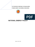 National Energy Policy 2004 Bangladesh