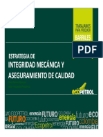 08 Integridad Mecanica y Aseguramiento de Calidad PDF