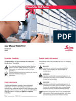 Leica Theodolite 100 Series: User Manual T105/T110