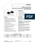 Lsm9Ds1: iNEMO Inertial Module: 3D Accelerometer, 3D Gyroscope, 3D Magnetometer