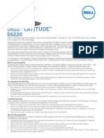 Latitude E6220 Spec Sheet