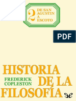 Historia de La Filosofia - de San Agustín A Scoto. Frederick Copleston