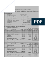 Analisis de Costos Unitarios