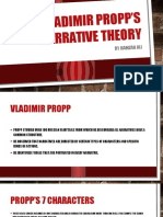 Vladimir Propp's Narrative Theory