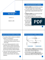 Undrained and Drained Shear Strength PDF