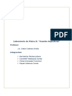 Informe de Tension Superficial Labo de Fisica II