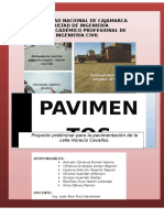 Proyecto de Pavimentos