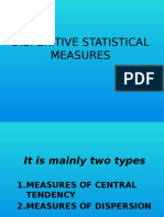 Disperitive Statistical Measures