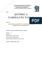 Analisis Cualitativo y Cuantitativo de Sertralina Clorhidrato