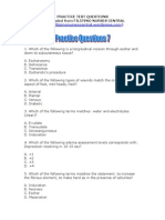 Practice Test Questions Downloaded From FILIPINO NURSES CENTRAL