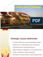 McDonalds India Launch Strategy 2.0