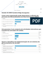 Simulado ISO 20000 Foundation Bridge (20 Perguntas)