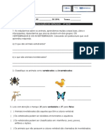 2avaliaçao de Ciencias