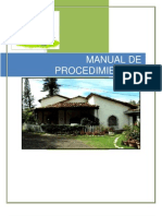 Manual de Procedimientos Hotel La Palma