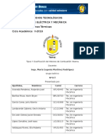 Tipos y Clasificación de Los Motores de Combustión Interna