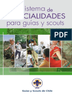 Sistema Especialidades para Guias y Scouts