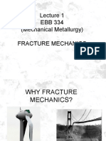 Fracture Mechanics 1 EBB 334