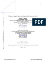 Work Zone Queue Length & Delay Methodology (10-0112)