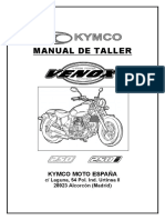 Manual de Taller Kymco Venox en Espa Ol