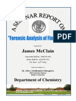 Forensic Analysis of Fingerprints