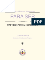 O Que Você Precisa Saber Antes para Ser Um Terapeuta Completo