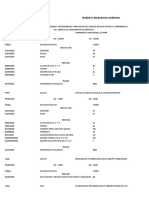 Analisis de Costos Unitarios