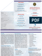 Statistical Techniques For Data Analysis in Research: Vishwakarma Institute of Technology