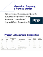 Thermodynamics, Buoyancy, and Vertical Motion