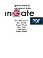 Ingate Siparator Getting Starting Guide PDF