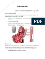 Colon Cancer: Ulcerative Colitis Crohn's Disease