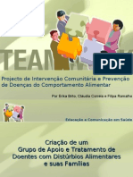 Projecto de Intervenção Comunitária e Prevenção de Doenças Do Comportamento Alimentar