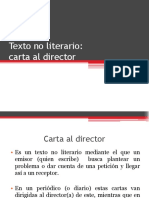 6° Básico. PPT. Carta Al Director