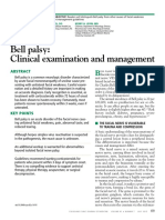 Bell Palsy: Clinical Examination and Management: Review