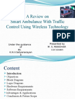 A Review On Smart Ambulance With Traffic Control Using Wireless Technology