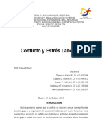 Conflicto y Estrés Laboral