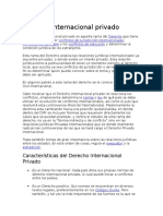 Derecho Internacional Privado. DANIA