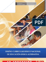 dISEÑO CURRICULAR DE EDUCACION BASICA ALTERNATIVA