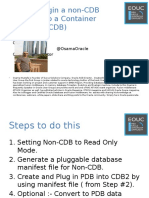 Plugin Non-CDB DB To CDB