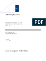 Decline in Oil Prices and The Negative Interest Rate Policy in Japan