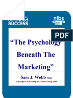 Webb, S, J - The Psychology Beneath The Marketing