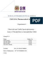 UV Lab Report Yy Group