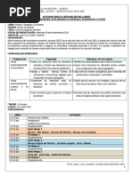 ONCE ECORREGIONES 2016 3ERO SEC. DIA DEL LOGRO Planificación Sesión