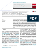 Essential Customer Service Factors and The Segmentation of Older Visitors Within Wellness Tourism Based On Hot Springs Hotels PDF