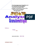 TP TMC Analyse Granulometrique