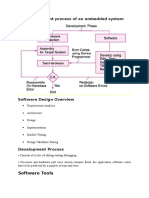 Development Process of An Embedded System: Software Tools