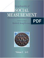 Encyclopedia of Social Measurement